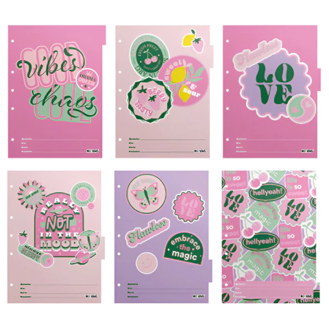 SEPARADOR A4 FANTASIA MOOVING 2026 - X 6 PINK - comprar online