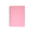 CUADERNO A5 C/ESPIRAL T/DURA 16 X 21 INKDROP x 100 hj - PASTEL - tienda online