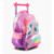 Imagen de MOCHILA C/CARRO FOOTY 18 PULGADAS - F6301/ LUZ LED / RAINBOW POP IT