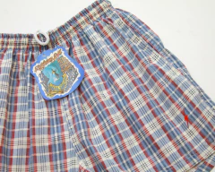 Short de baño Lightning Bolt Cuadrillé Celeste (NUEVO) en internet