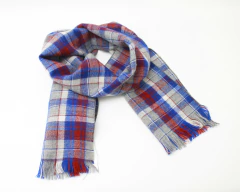 Bufanda escocesa Azul y Blanca (NUEVA) - comprar online