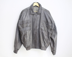 Campera de Cuero Gris (NUEVA)