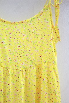 Vestido floreado amarillo (NUEVO) - comprar online