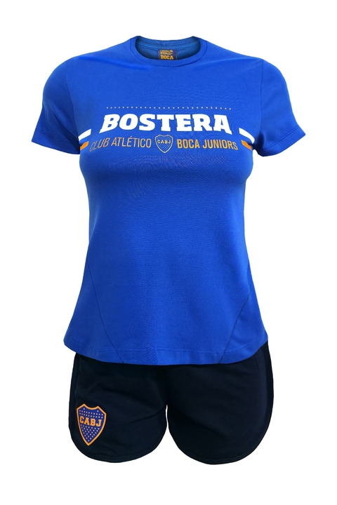Conjunto Niña Remera y Short Dama Boca