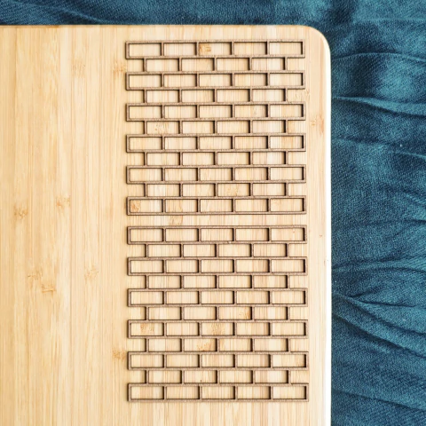 Aplique chipboard - Background - Tijolos