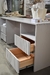 Linea RANURADA Escritorio gris perla 180cm - comprar online