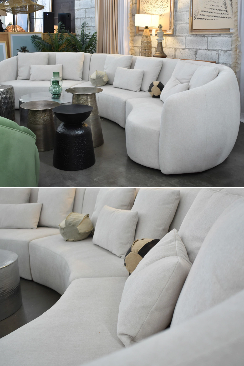T1 Sofa MOTANA CURVO 2módulos
