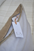 T2 Almohadón bordado COLIBRI beige 50x50 - Loly Albasini
