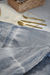 Imagen de T2 Mantel BALI - handmade gris cielo 260x182