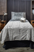 T2 Linea BEACH - Acolchado Twin BEACH II reversible grafito y gris perla en internet