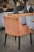 Silla PLEASE tapizada en pana almendra - comprar online