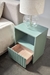 Linea RANURADA Mesa de Luz celadón 51cm en internet