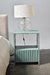 Linea RANURADA Mesa de Luz celadón 51cm - comprar online