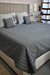 T2 Linea BEACH - Acolchado King MONTECARLO gris - comprar online