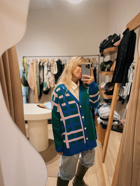 Cardigan Coquette Blue