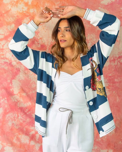 Cardigan Marga Azul