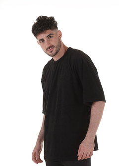 Remera oversize de toalla negra