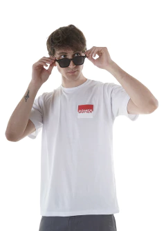 Remera Bomer cuadrado blanca - tienda online