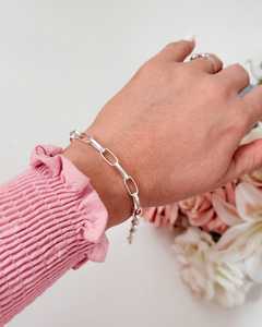 Pulseira elos oval grossa- PL100 na internet