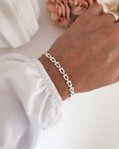 Pulseira de elos "U" - PL030