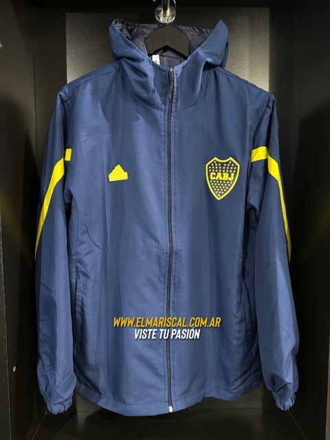 CAMPERA CABJ TIRAS AMARILLAS EN LAS MANGAS