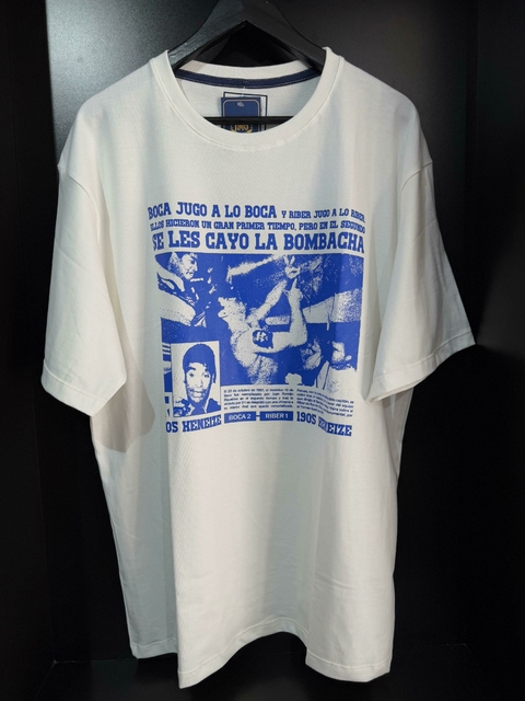 REMERA COLOR CRUDO - SE LE CAYO LA BOMBACHA