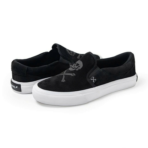 ZAPATILLAS FAMILYARG SLIP ON SKULL BLACK