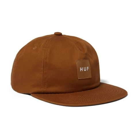 GORRA HUF SET BOX SNAPBACK MARRON