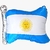 Globo Metalizado Estampado de 70cm Bandera Argentina
