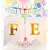 Banderin Cartel "Feliz cumpleaños" color Blanco en internet