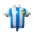 Globo metalizado estampado de 60cm camiseta argentina