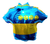 Globo metalizado estampado de 60cm camiseta boca