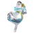 Globo Metalizado Figura de 35cm ciguena - Fiesta & Deco