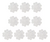 Clip Plastico Forma Flor Para Globos X 10 Unidades