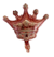 Globo Metalizado Figura de 35cm Corona Gold Rose 35cm - comprar online