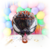 Globo Metalizado Motivo Venom 22cm - comprar online