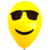 Globos de latex estampados X 10 unid. Emoji - Fiesta & Deco