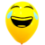 Globos de latex estampados X 10 unid. Emoji