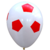 Globos de latex estampados X 10 unid. Pelota Gajos Tinta roja blanco - comprar online