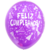 Globos de latex estampados X 10 unid. Feliz cumple - Fiesta & Deco