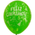Globos de latex estampados X 10 unid. Feliz cumple - comprar online