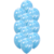 Globos de latex estampados X 10 unid. Baby celeste