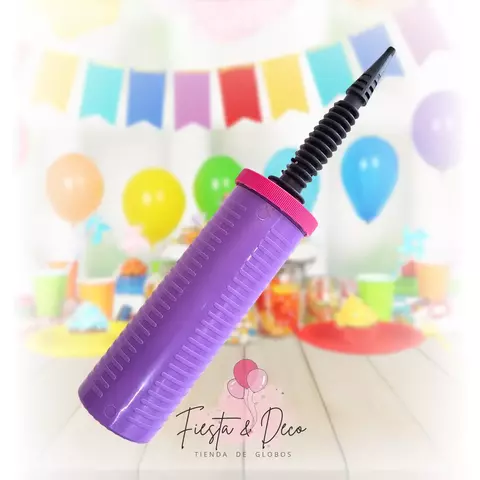 Inflador manual Party Time para globos - comprar online
