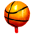 Globo Metalizado de 45cm Motivo Pelota de basquet