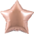 Globo metalizado forma Estrella 4" (10cm) - comprar online
