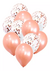 Set 10 Globos Decoración Confeti Metalizado Látex Perlado - tienda online