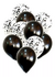 Imagen de Set 10 Globos Decoración Confeti Metalizado Látex Perlado
