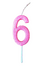 Imagen de Vela Numérica Rosa Para Torta Cumpleaños