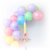 Vela plastica pastel por unidad Color Rosa - Fiesta & Deco