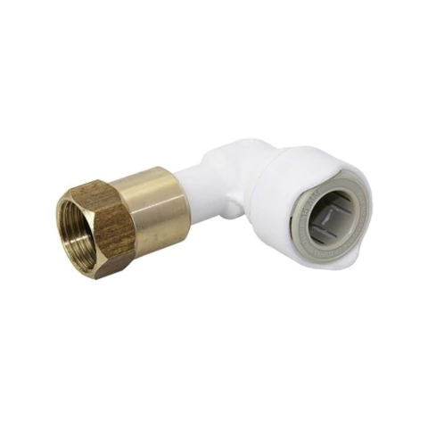 Conector Curva 90 1/2 Rosca Bronce WHALE - Código 17061 - comprar online